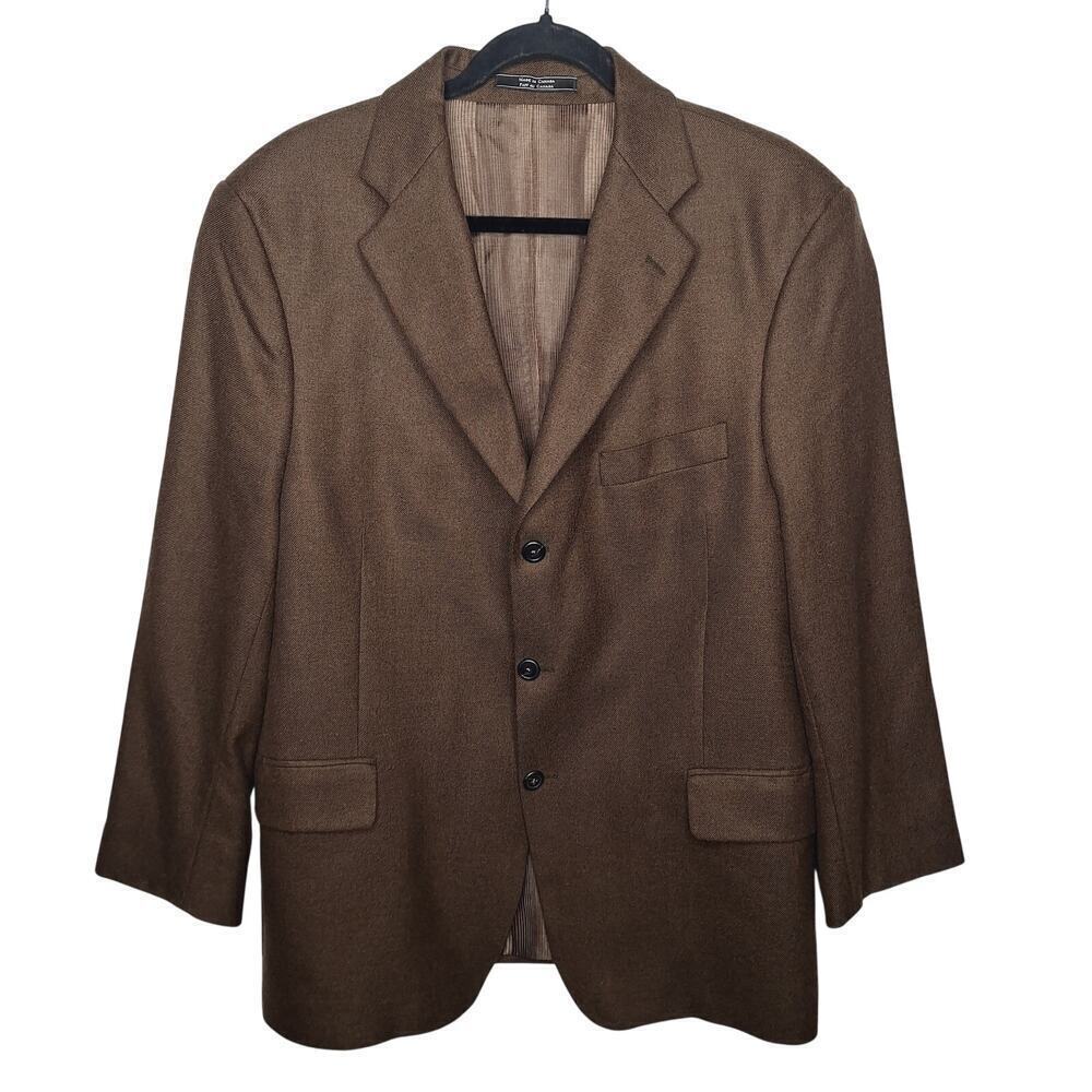 Arnold Brant Men's Blazer Suit Jacket 44R Colombo 100% Pure Cashmere 3 Button